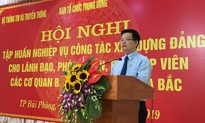 Tập huấn nghiệp vụ công tác xây dựng Đảng cho lãnh đạo, phóng viên, biên tập viên các cơ quan báo chí khu vực phía Bắc